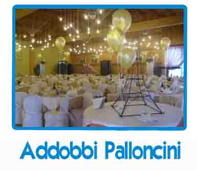 addobbi decorazione palloncini Matrimonio 