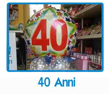 Palloncini 40 Anni