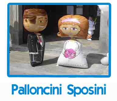 Decorazione Palloncini Sposini Matrimonio 