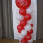 totem colonna palloncini natale