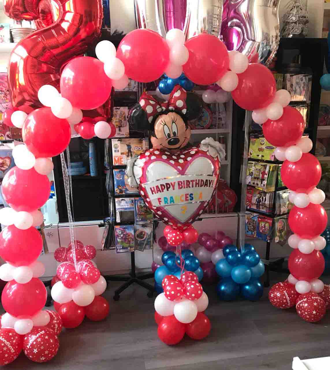 Festa Compleanno a Tema Palloncini Minnie Happy Party Torino