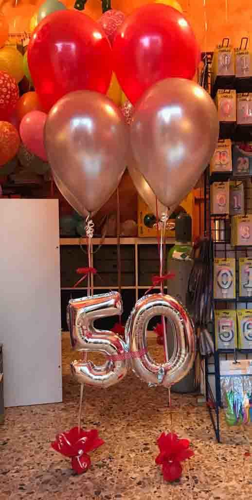 Articoli Feste Compleanno - Palloncini 50 Anni Happy Party Torino