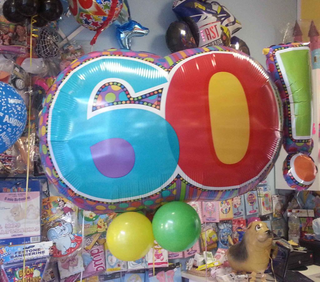 Articoli Feste Compleanno - Palloncini 60 Anni Happy Party Torino