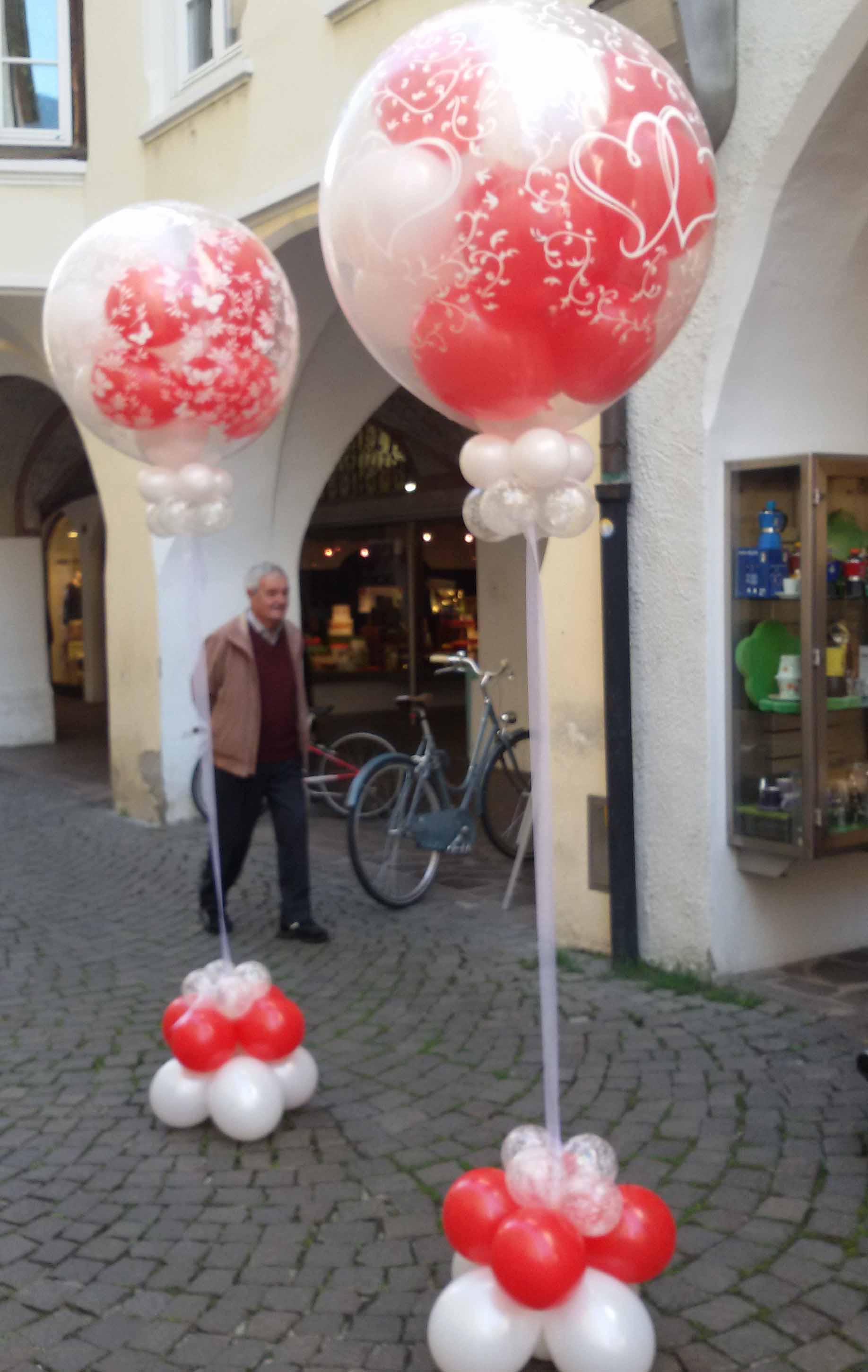 mongolfiere di palloncini