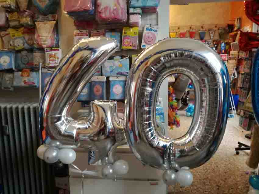 DECORAZIONI COMPLEANNO 40 Anni, Palloncini 40 Anni Compleanno