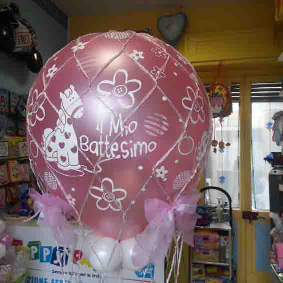 allestimento palloncini-battesimo