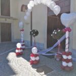colonne totem palloncini per matrimoni