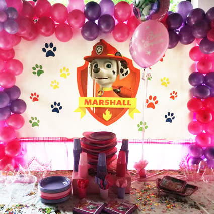 Festa Compleanno a Tema Palloncini Paw patrol Happy Party Torino