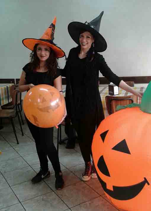 animazione streghe halloween