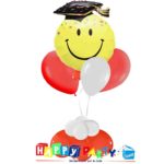 Festa Laurea composizione palloncino mylar con 3 lattice ad elio