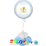 composizione 1 palloncino mylar 1 comunione bimbo