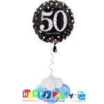 composizione 1 palloncino mylar 50 anni argento (2)