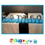 scritta palloncini azzurro 12cm matteo