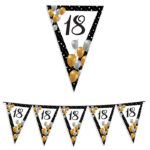 festone bandierine 18 anni prestige