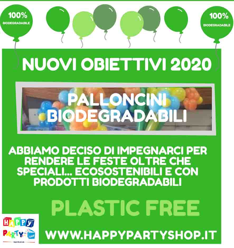 Palloncini Ecologici e Biodegradabili 100% * *