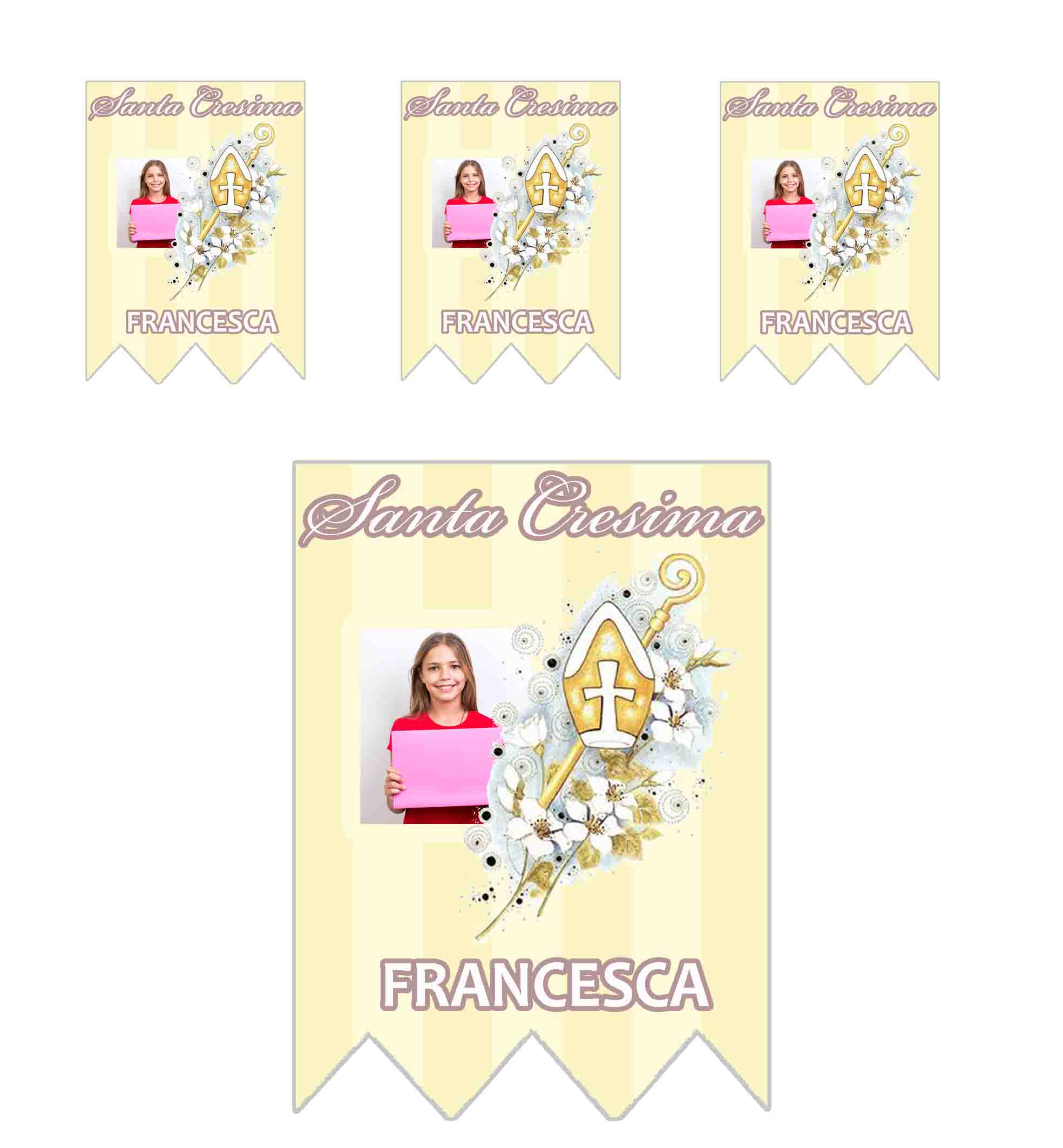 festone personalizzato santa cresima festone personalizzato santa cresima