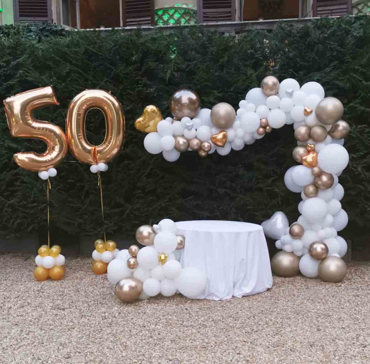 Allestimento Decorazione arco di palloncini organico * *