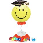 composizione 1 palloncino mylar laurea smile