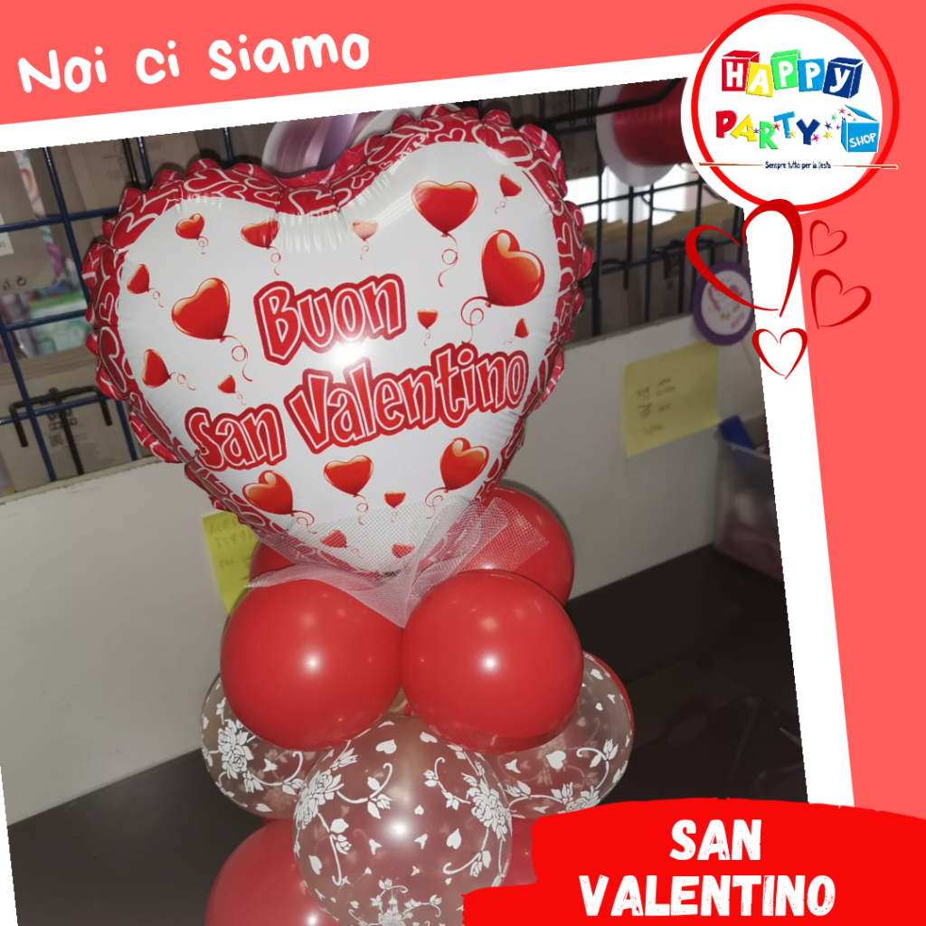 Kit Decorazioni a Tema San Valentino con Palloncini a Forma di Cuore Rosso  Metallizzato e Coriandoli - Idea Decorazione San Valentino per la Camera o  Casa