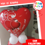 palloncini cuori san valentino