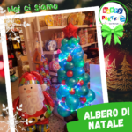 albero di natale di palloncini