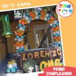 primo compleanno palloncini re leone one