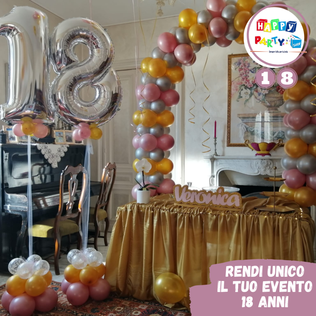 Allestimento 18 anni Cuneo - Addobbi festa