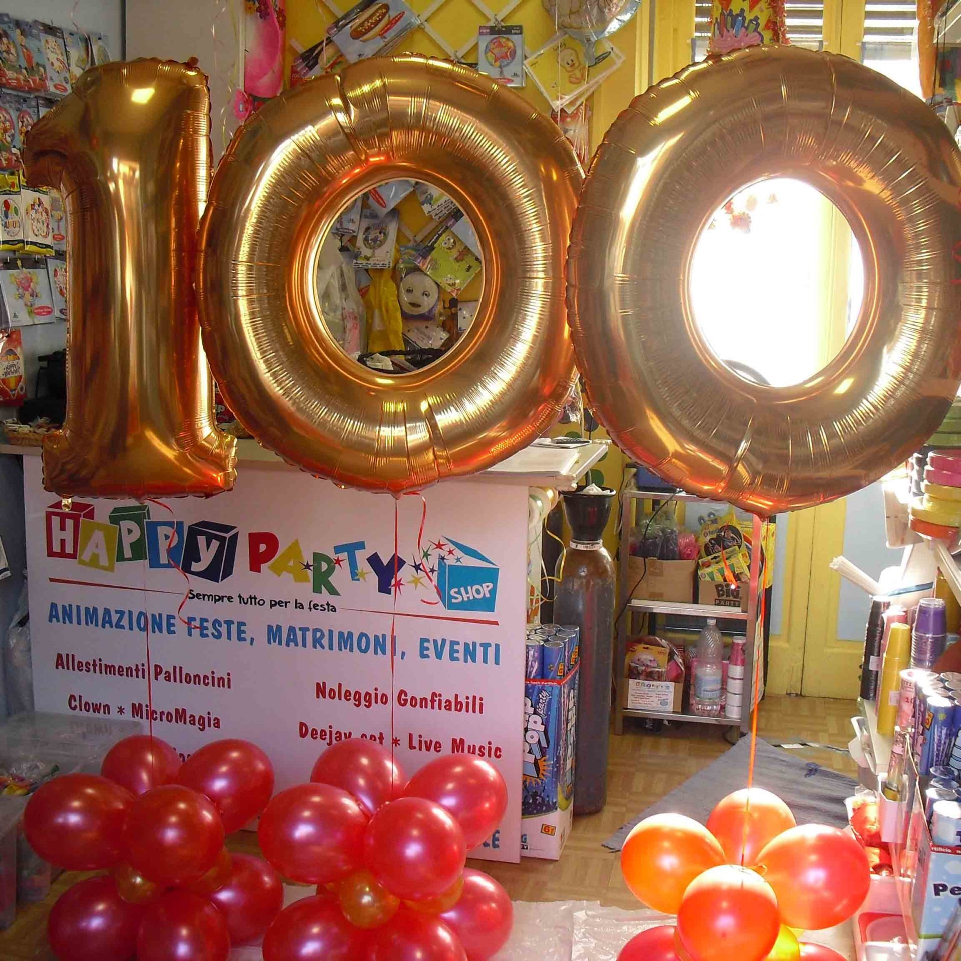 palloncini numeri mylar 100 anni