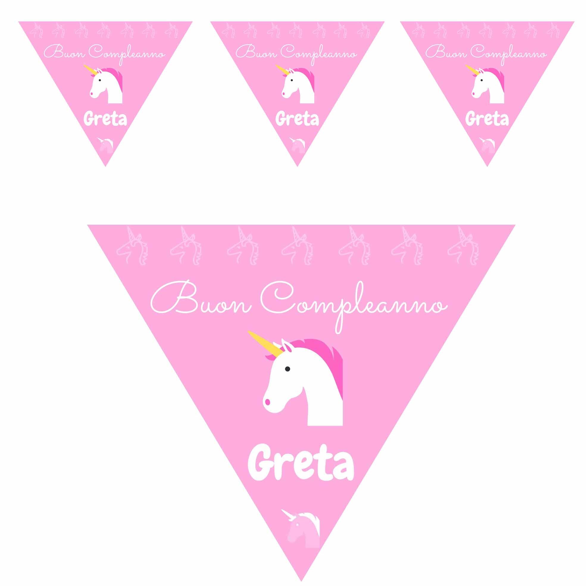 compleanno festone bimba unicorno