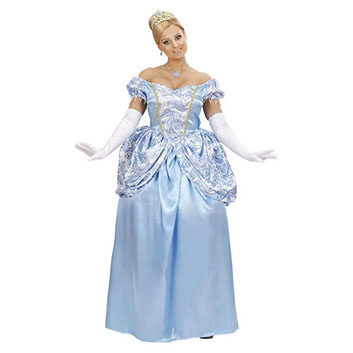 costume principessa azzurro