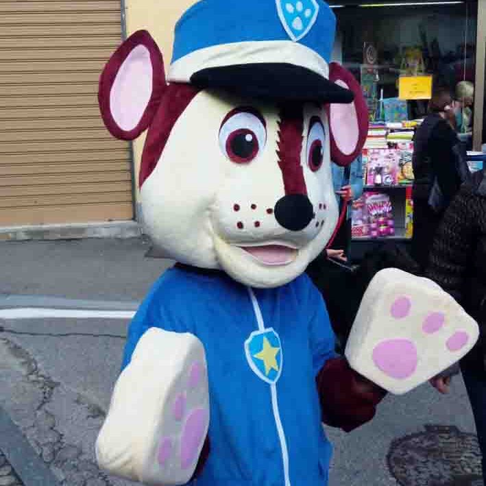 noleggio mascotte pawpatrol chase